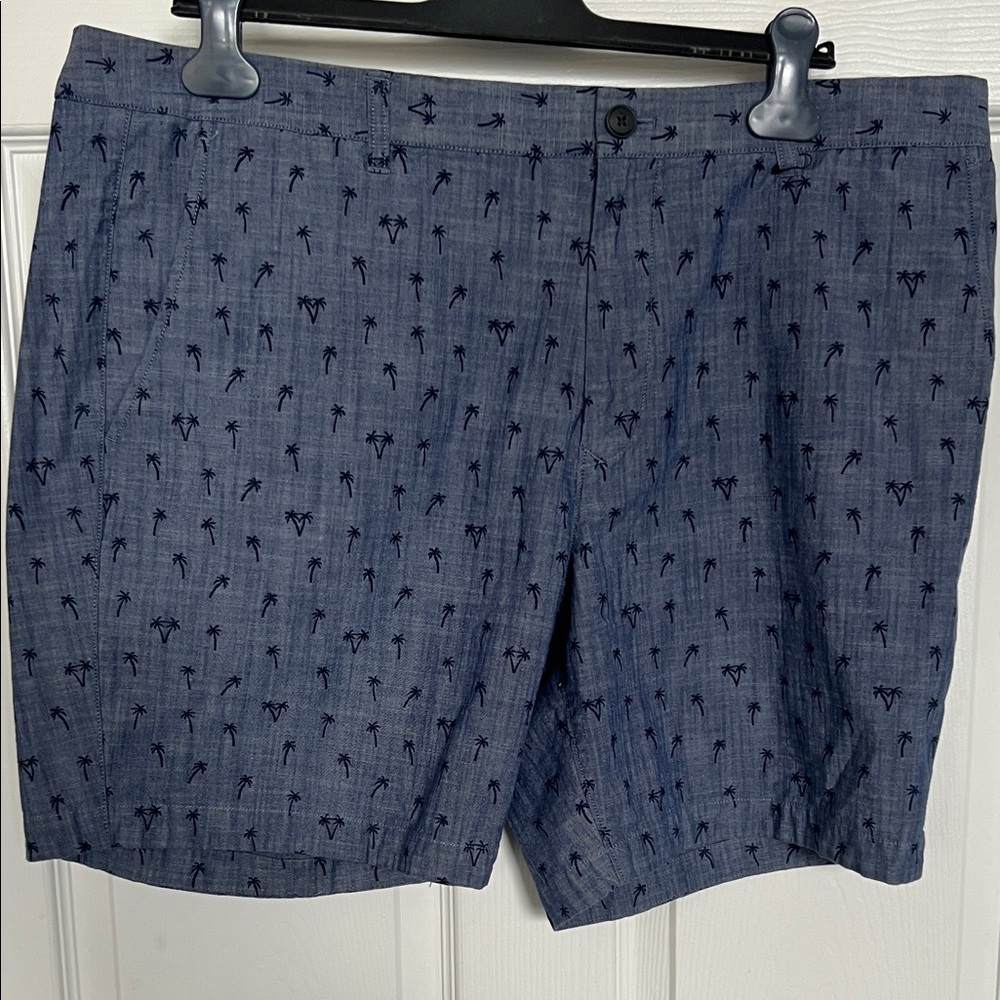 Bonobos Navy Palm Tree Print Shorts